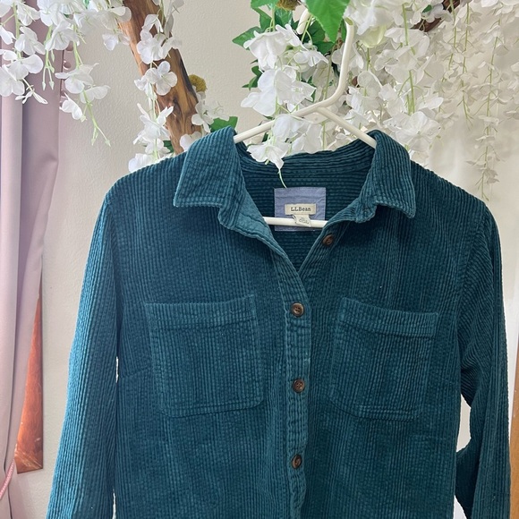 L.L. Bean VINTAGE Blue Button Down - Picture 3 of 9